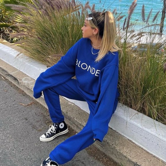 Blue Women's Top - Picture 1 of 4